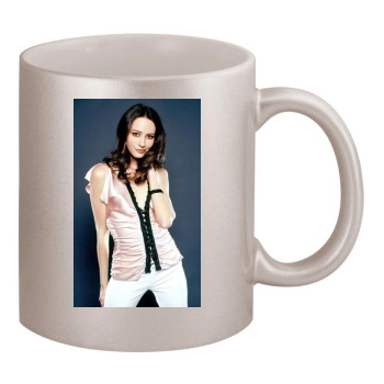 Amy Acker 11oz Metallic Silver Mug