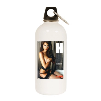 Francoise Boufhal White Water Bottle With Carabiner