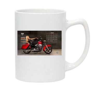 Heather Rae Young 14oz White Statesman Mug