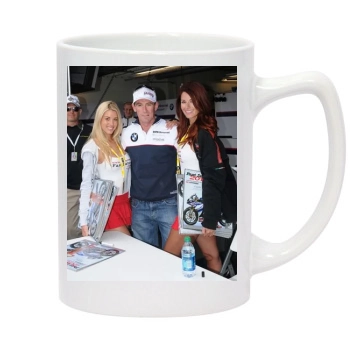 Heather Rae Young 14oz White Statesman Mug