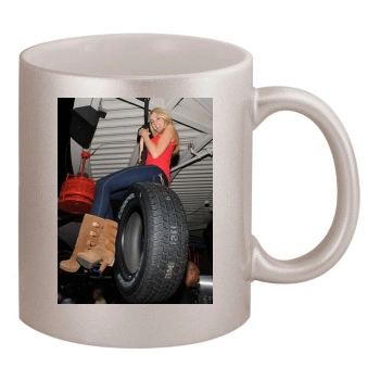 Heather Rae Young 11oz Metallic Silver Mug