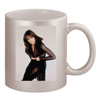 Elizabeth Hurley 11oz Metallic Silver Mug