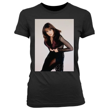 Elizabeth Hurley Women's Junior Cut Crewneck T-Shirt