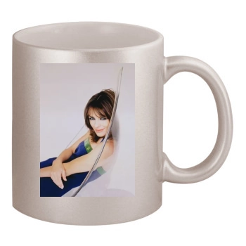 Elizabeth Hurley 11oz Metallic Silver Mug