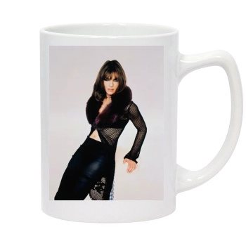 Elizabeth Hurley 14oz White Statesman Mug