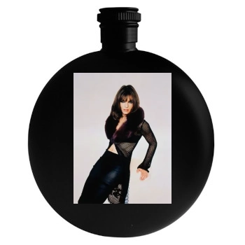 Elizabeth Hurley Round Flask