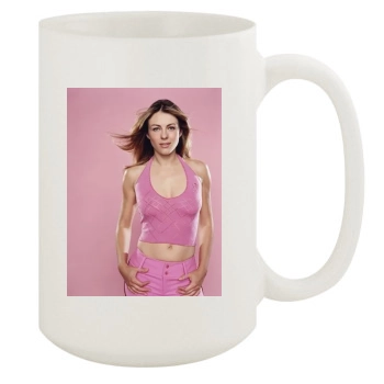 Elizabeth Hurley 15oz White Mug