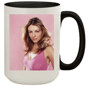 Elizabeth Hurley 15oz Colored Inner & Handle Mug