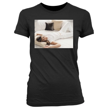 Elizabeth Hurley Women's Junior Cut Crewneck T-Shirt