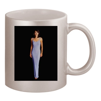 Elizabeth Hurley 11oz Metallic Silver Mug