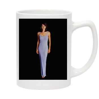 Elizabeth Hurley 14oz White Statesman Mug