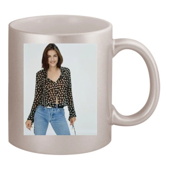 Elizabeth Hurley 11oz Metallic Silver Mug