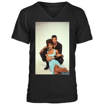 Halle Berry Men's V-Neck T-Shirt