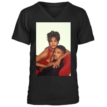 Halle Berry Men's V-Neck T-Shirt