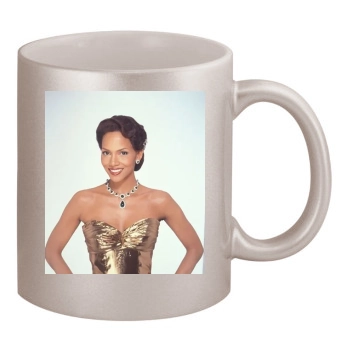 Halle Berry 11oz Metallic Silver Mug