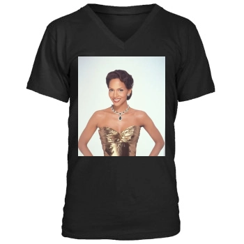 Halle Berry Men's V-Neck T-Shirt