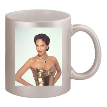 Halle Berry 11oz Metallic Silver Mug