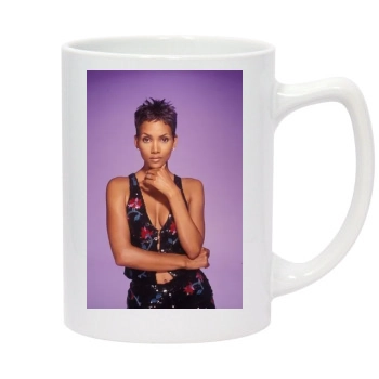 Halle Berry 14oz White Statesman Mug