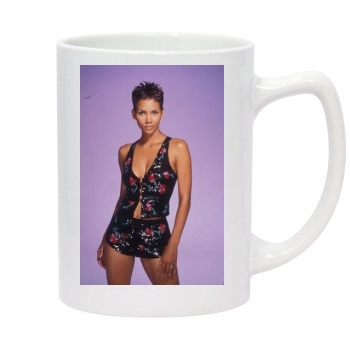 Halle Berry 14oz White Statesman Mug