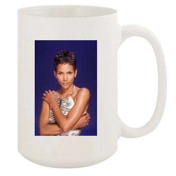 Halle Berry 15oz White Mug