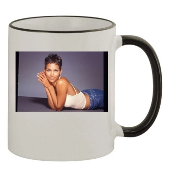 Halle Berry 11oz Colored Rim & Handle Mug