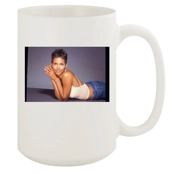 Halle Berry 15oz White Mug