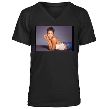 Halle Berry Men's V-Neck T-Shirt