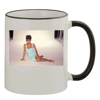 Halle Berry 11oz Colored Rim & Handle Mug