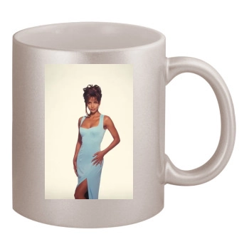 Halle Berry 11oz Metallic Silver Mug