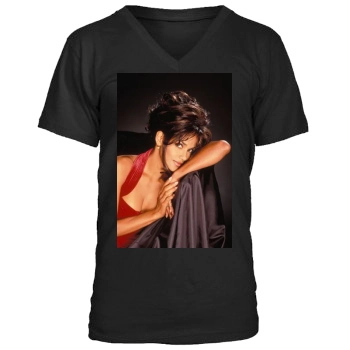 Halle Berry Men's V-Neck T-Shirt