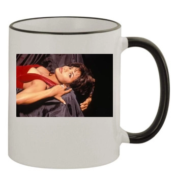 Halle Berry 11oz Colored Rim & Handle Mug