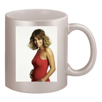 Halle Berry 11oz Metallic Silver Mug