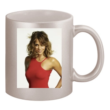 Halle Berry 11oz Metallic Silver Mug