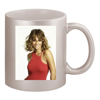 Halle Berry 11oz Metallic Silver Mug