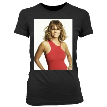 Halle Berry Women's Junior Cut Crewneck T-Shirt