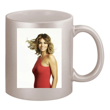 Halle Berry 11oz Metallic Silver Mug