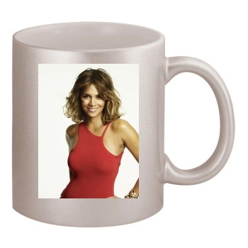 Halle Berry 11oz Metallic Silver Mug