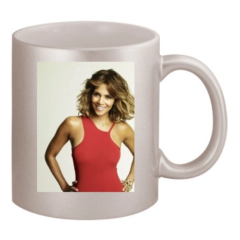 Halle Berry 11oz Metallic Silver Mug