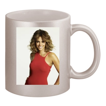 Halle Berry 11oz Metallic Silver Mug