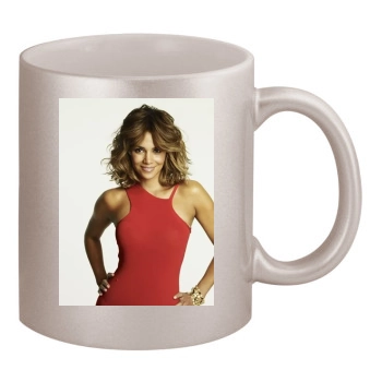 Halle Berry 11oz Metallic Silver Mug