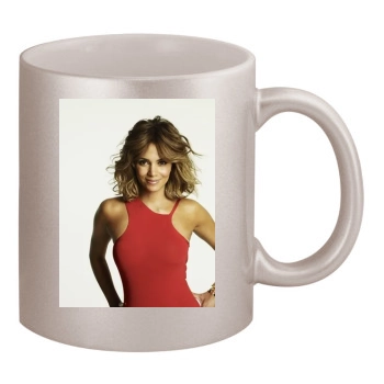 Halle Berry 11oz Metallic Silver Mug