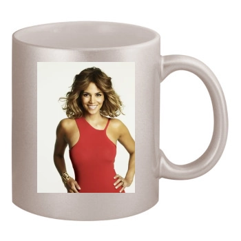 Halle Berry 11oz Metallic Silver Mug