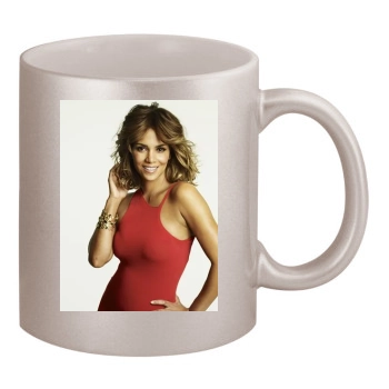 Halle Berry 11oz Metallic Silver Mug