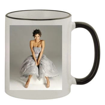 Halle Berry 11oz Colored Rim & Handle Mug