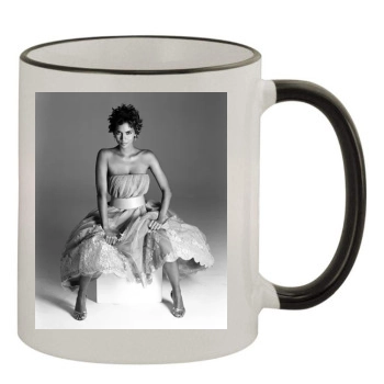 Halle Berry 11oz Colored Rim & Handle Mug