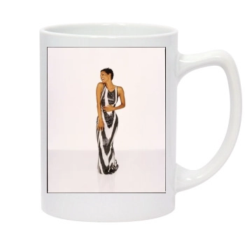 Halle Berry 14oz White Statesman Mug