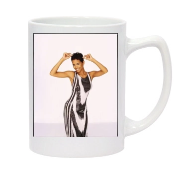 Halle Berry 14oz White Statesman Mug