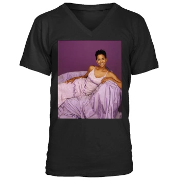 Halle Berry Men's V-Neck T-Shirt