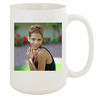 Halle Berry 15oz White Mug