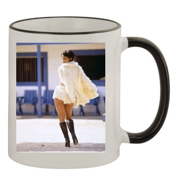 Halle Berry 11oz Colored Rim & Handle Mug